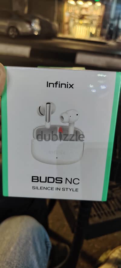 سماعة ايربودز Infinix متبرشمة (لم تفتح)  سم سماعة Infinix Bud