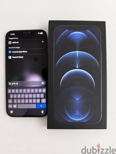 iPhone 12 Pro Max 256GB– حالة ممتازة بالكرتونة