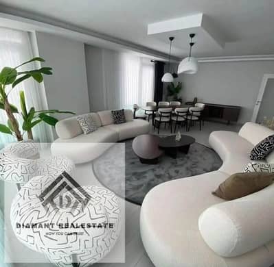For first time in New Capital, Receive Apartment 4Bed Corner Finished VIP at Special price Over 12Years, Panoramic view of iconic tower