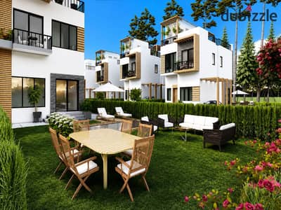 Delivery within 6 months | Twin House 245m with garden 175m in the Green Belt for 11,880,000 EGP