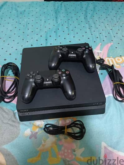 ps4 slim 1 tera بدراعين اصلي