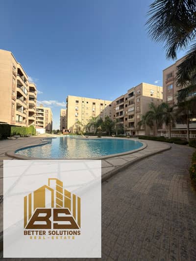 The most upscale compound in the sixth neighborhood, an apartment for sale in Hayat Town compound.