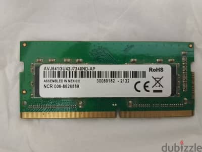 رام لابتوب 8 جيجا DDR4 أصلية بحالة ممتازة 2400MHz