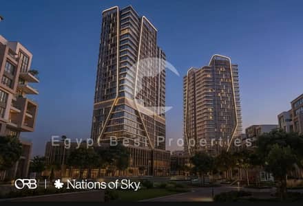 Own an apartment in the premier project: ORB Apartments for sale next to Aeon, in the 6th of October City compounds 2