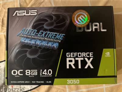 ASUS Dual GeForce RTX 3050 OC Edition 8GB