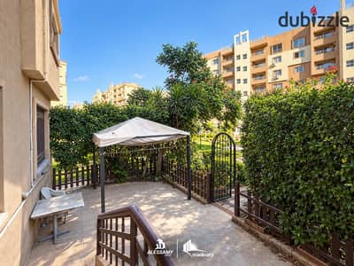 In my city, an apartment of 107 m2 + 50 garden for sale cash overlooking the garden