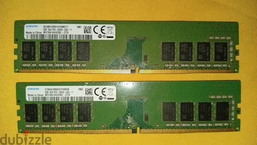 2 RAM 8 giga  Samsung DDR4.2666 mhz