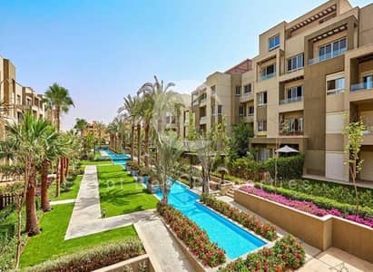Lagoon view Downpayment and installments 2 bedrooms apartment for sale in Haptown compound Hassan Allam Mostakbal city