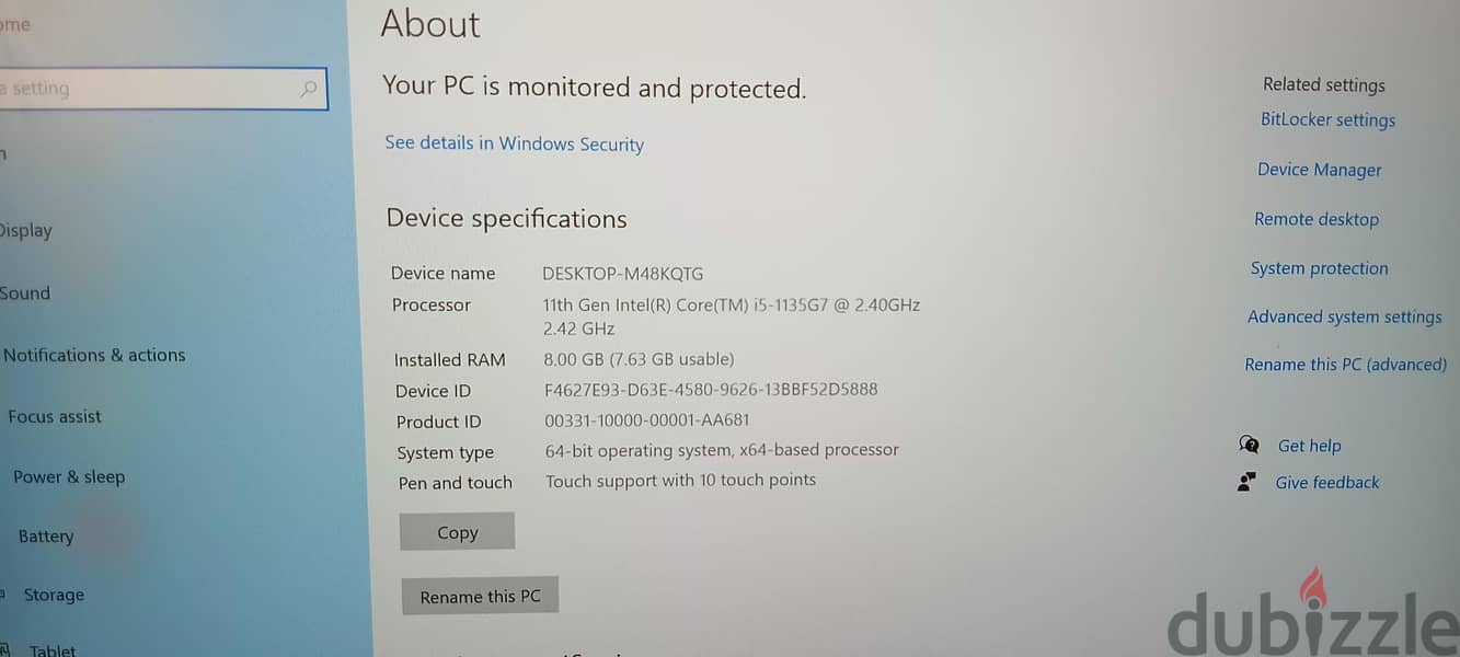 Laptop Toshiba dynabook Touch 5