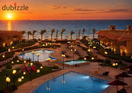 Fully finished chalet available for sale Ready to move ,  located in Malibu—one of Ain Sokhna’s most prestigious resorts.