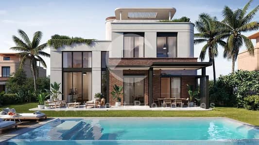 Semi-Finished 4+1-Bedroom Standalone Villa C for Sale in Crescent Walk, New Cairo by Marakez | East Parcel | 305 SQM BUA | 428 SQM Plot Semi-Finished 4+1-Bedroom Standalone Villa C for Sale in Crescent Walk, New Cairo by Marakez | East Parcel | 305 SQM BUA | 428 SQM Plot