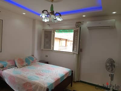 125m furnished in Basmouha 3 rooms and reception 2 Q on Al-Mahmoudiya floor 8