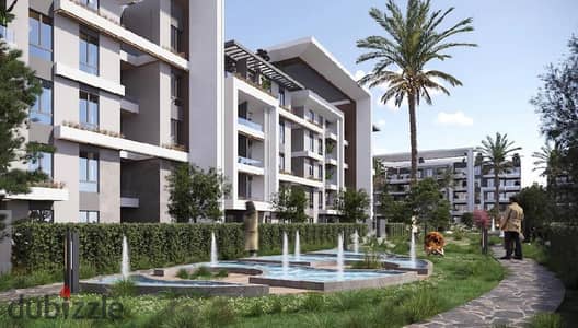 Two-bedroom apartment for sale with a down payment of 588 thousand, semi-finished in October Gardens, in front of Zewail University
