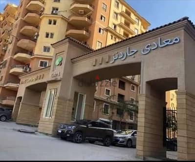 شقة ١٥٠ متر سوبر لوكس ، للبيع بالمعادي جاردنز أمام نادي الصيد