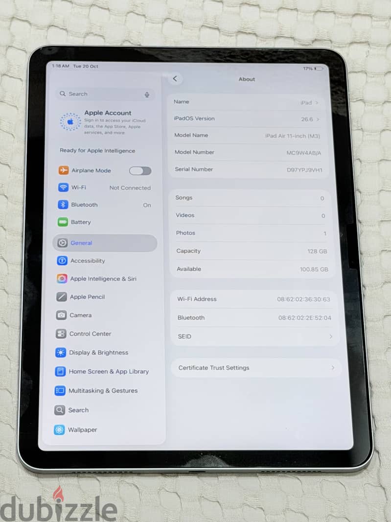 iPad Air 5th Gen M3 Model Fast Version 2