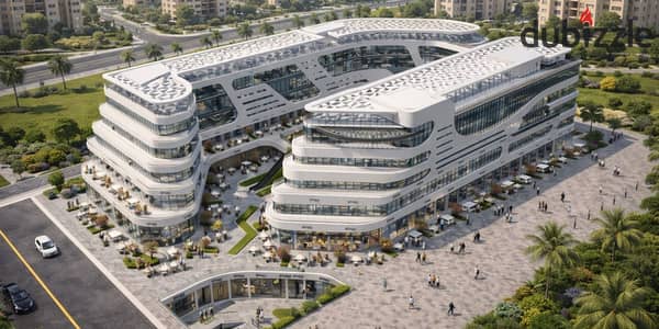 مكتب إداري للبيع 63م متشطب بالكامل  في GRADIA Mall بمدينة الشروق علي محور الحرية مباشرة