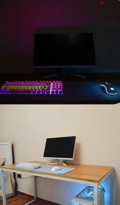 White gaming pc