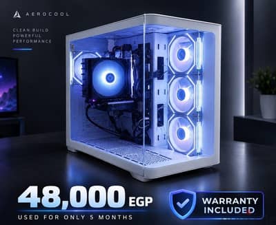 PC Gaming (i5 14400F + RTX 3060 12GB) استعمال 5 شهور فقط