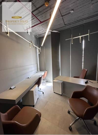 Finished office for rent in Fifth Settlement, close to major stations and easily accessible.