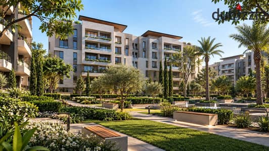450 thousand apartments with two rooms for sale in front of Zewail University in October Gardens with an 8-year installment plan