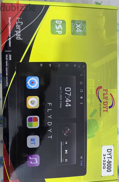 للبيع شاشة أندرويد سيارة FLY DYT 9000 + كاميرا خلفية متحركة WINGCA