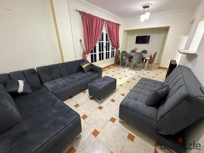 Furnished apartment for rent in New Maadi, area 110 m