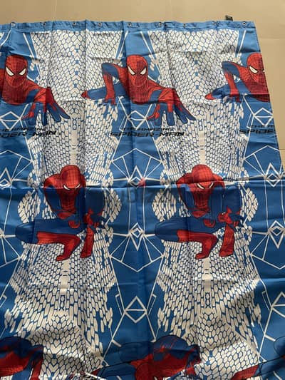 New Spiderman shower curtain