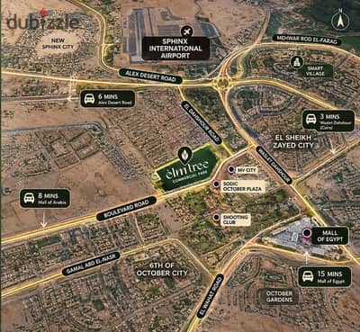 عياده للبيع في مول علي محور البوليفارد تحت اداره شركه Savills عقد نهائي بمقدم 5%