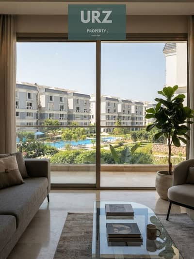 Corner apartment at launch price with 10 year installments panoramic view over the largest landscape prime Fifth Settlement location directly on 90th