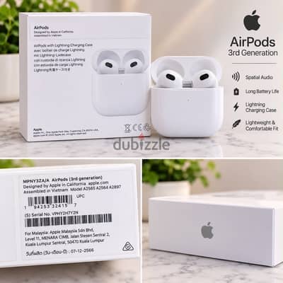 Apple Airpods 3rd Generation Lighting Case Sealed