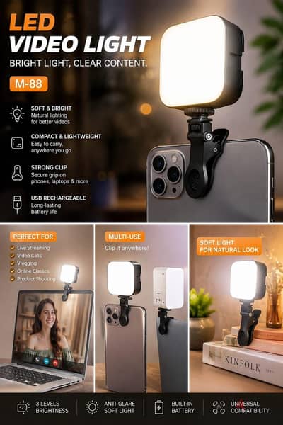 LED VIDEO LIGHT