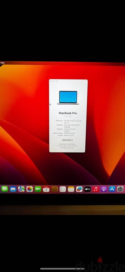 MacBook Pro 2017 15" i7 16GB 512GB 4GB Graphics – ماك بوك برو