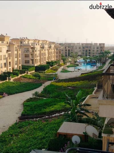 للبيع شقه ارضي بجاردن كورنر استلام فورى متشطب في ستون ريزيدنس التجمع الخامس القاهره الجديده  Stone Residence, Fifth Settlement, New Cairo