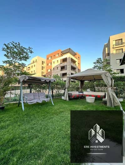 Lowest-priced resale apartment for sale in District 5, New Cairo: ground-floor unit with a private garden, premium finishes, and an open view.