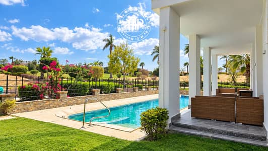 Experience luxury living in a brand-new villa with a first-row golf view and a large private pool.
