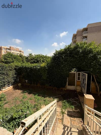 For sale in Madinty, an apartment 96 square meters on the ground floor with a 50-meter garden, special finishes with a garden view