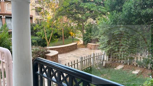 Apartment for Sale in Madinaty – B1  124 sqm apartment + 45 sqm private garden, next to Arabesque and Open Air Mall.  North-facing unit by Talaat Mous