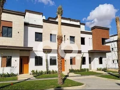 225m Middle Townhouse Open Landscape View Azzar 2 New Cairo