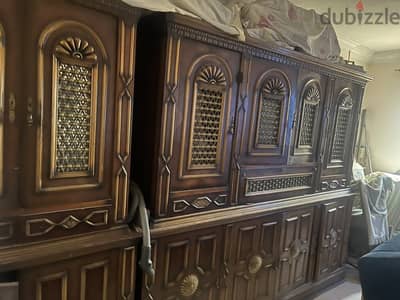 غرفة سفرة أرابيسك كلاسيكية كاملة-Elegant Authentic Arabesque Dining