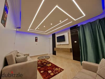Fully furnished, air-conditioned hotel-style studio with all modern appliances, in a prime location in Nasr City on Abbas El Akkad Street and near Cit