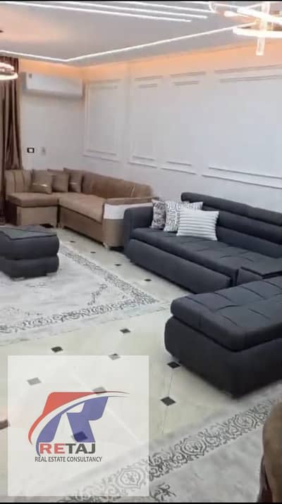 Premium furnished apartment for rent – ​​Ultra-super-lux finish – 150 sqm – Located in a prime spot in the First District, Nasr City.
