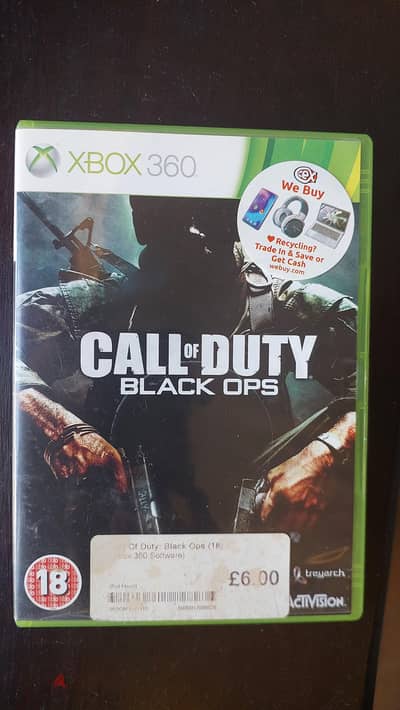 Call of Duty Black Ops for Xbox 360, Xbox one and Series S|X