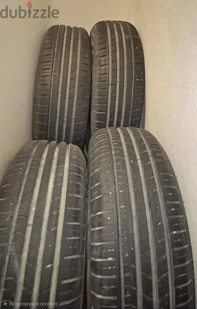 4 apolo tires used for 45k km   185/65R15