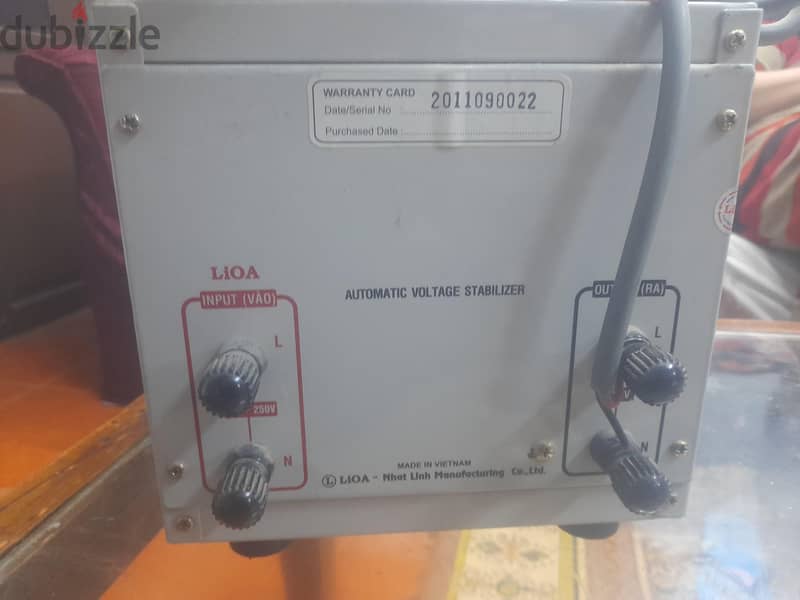 Stabilizer LiOA DRI - 2000 II (2000VA) 1