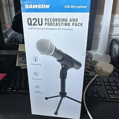 مايكروفون Samson Q2U USB + XLR