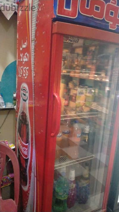 ثلاجه عرض كوكاكولا باب واحد