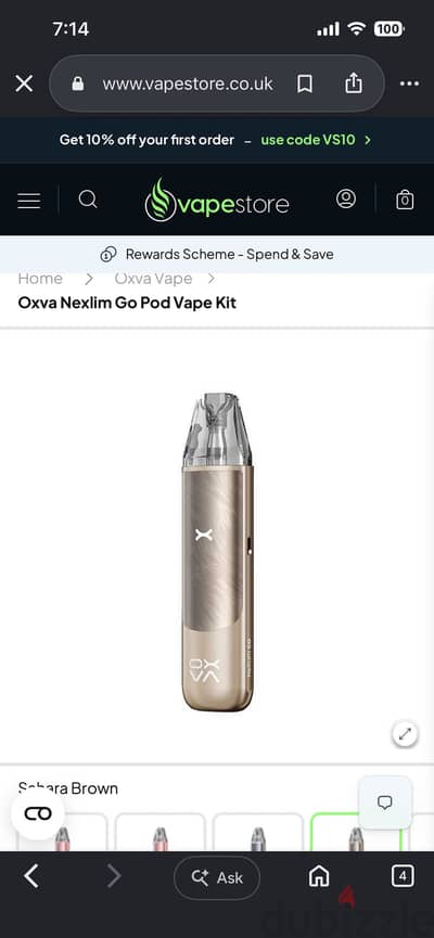 Vape Nexlim go