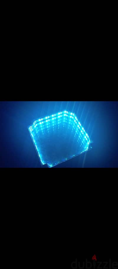 ترابيزة قهوة مضيئة LED 16 لون - خشب طبيعي - توصيل شبرا الخيمة