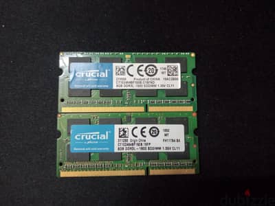 رام لاب توب DDR3 16GB