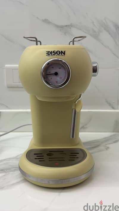 ماكينة إسبريسو إديسون (Edison) 20 بار كالجديدة
